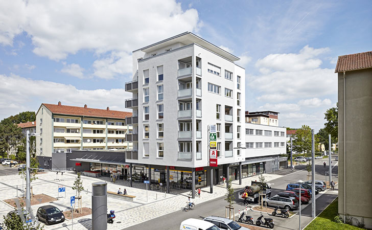 Neubau Wohn- und Geschäftshaus mit Tiefgarage