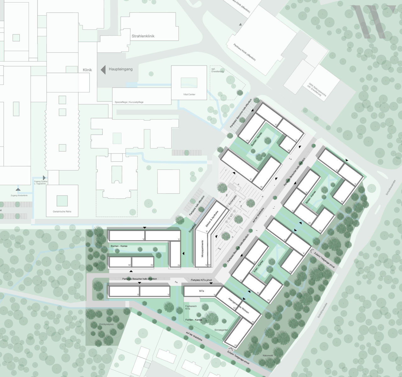 Wettbewerb - Gesundheitscampus Heidenheim - Wunderlich Architekten